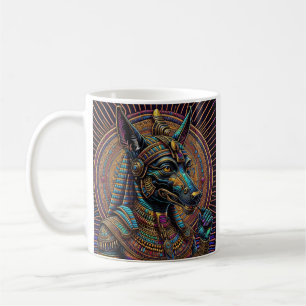 Anubis Egyptian Art Coffee Mug