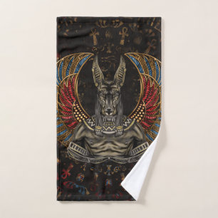 Anubis - Egyptian God Bath Towel Set