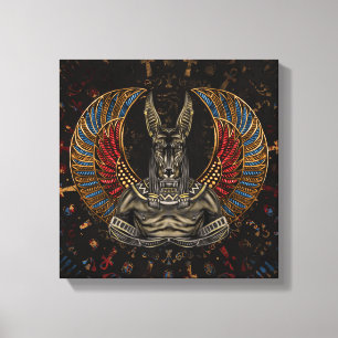 Anubis - Egyptian God Canvas Print