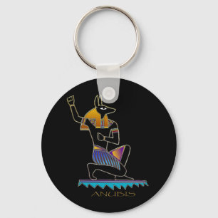 ANUBIS Egyptian God Keychain