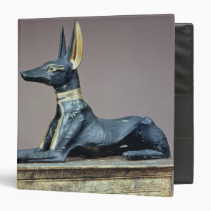 Anubis, Egyptian god of the dead from a chest Binder