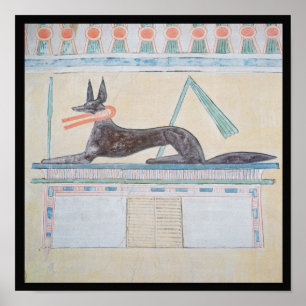 Anubis, Egyptian god of the dead Poster