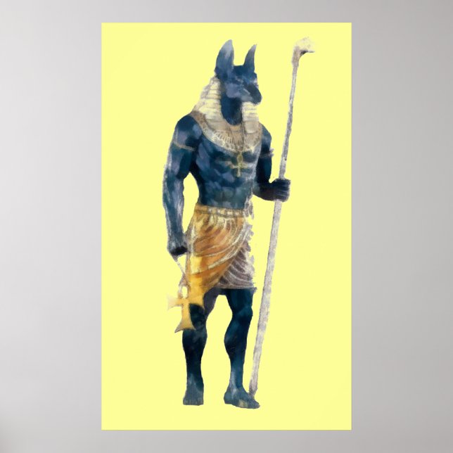 Anubis Egyptian God Poster (Front)