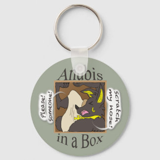 Anubis In A Box Keychain