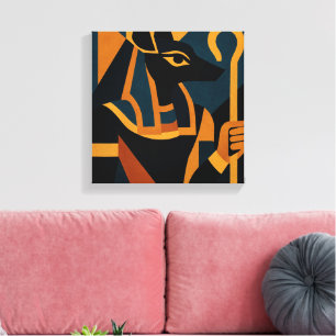 Anubis Modern Abstract Canvas Art