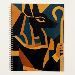 Anubis Modern Abstract Egyptian Planner