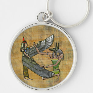 Anubis & Nut Keychain