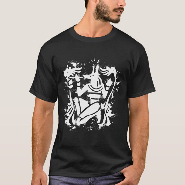 Anubis Stamp Dark T-Shirt (Front)