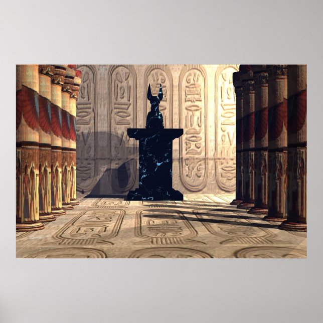 ANUBIS  TEMPLE  PRINT (Front)