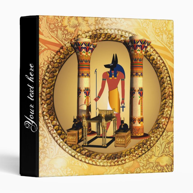Anubis, the egyptian god binder (Front/Spine)