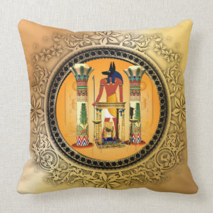 Anubis Throw Pillow