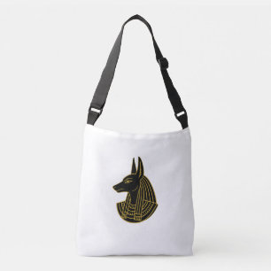 Anubis Tote Bag – Golden Egyptian Deity Design