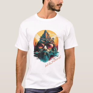 Anunakiz Futuristic Anunnaki Enki Mountain T-Shirt