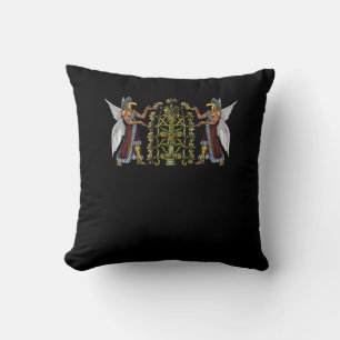 Anunnaki Aliens Ancient Sumerian Gods Throw Pillow