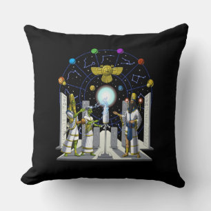 Anunnaki Aliens Throw Pillow