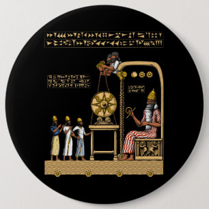 Anunnaki Gods 6 Inch Round Button