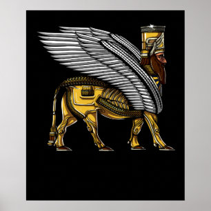 Anunnaki Guardian Alien Ancient Sumerian Poster