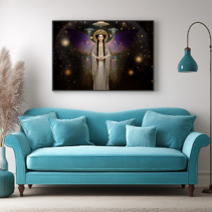 Anunnaki Star Goddess Ishtar High Frequency Art Poster