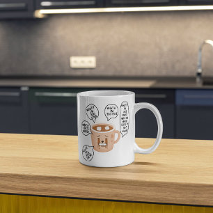 ANXIETEA White 11oz Ceramic Mug