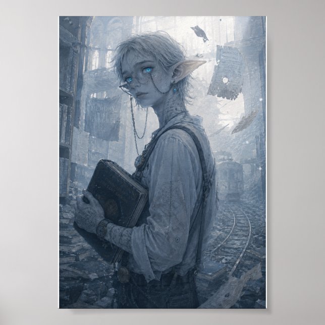 Anxiety / Archivist / Library Poster (Front)