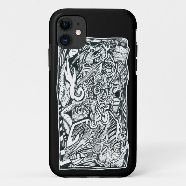 Anxiety Attack by Brian Benson Case-Mate iPhone Case (Back)