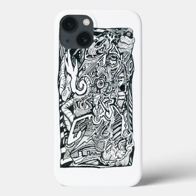 Anxiety Attack by Brian Benson, ipad case (Back)