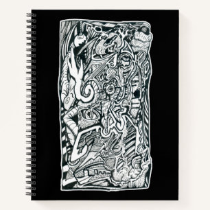 Anxiety Attack by Brian Benson Notebook