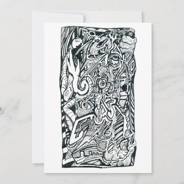 Anxiety Attack Flat Card (Front)
