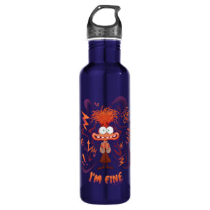 Anxiety "I'm Fine" 710 Ml Water Bottle