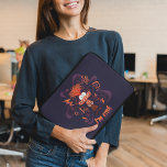 Anxiety "I'm Fine" Laptop Sleeve<br><div class="desc">This illustration captures "Anxiety, " a character from the Disney/Pixar movie "Inside Out 2, " amidst a tempest of worry and panic. Dark, swirling shapes and jagged lines envelop the character, symbolizing the overwhelming nature of anxiety. The character's fiery red hair and wide, fearful eyes emphasize their distress, while their...</div>