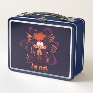 Anxiety "I'm Fine" Metal Lunch Box
