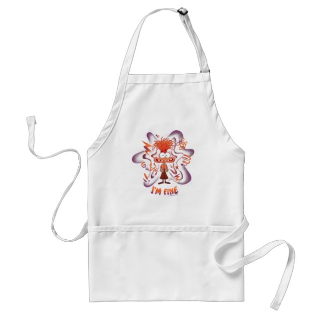 Anxiety "I'm Fine" Standard Apron (Front)