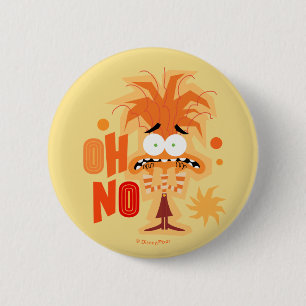 Anxiety "Oh No" 2 Inch Round Button
