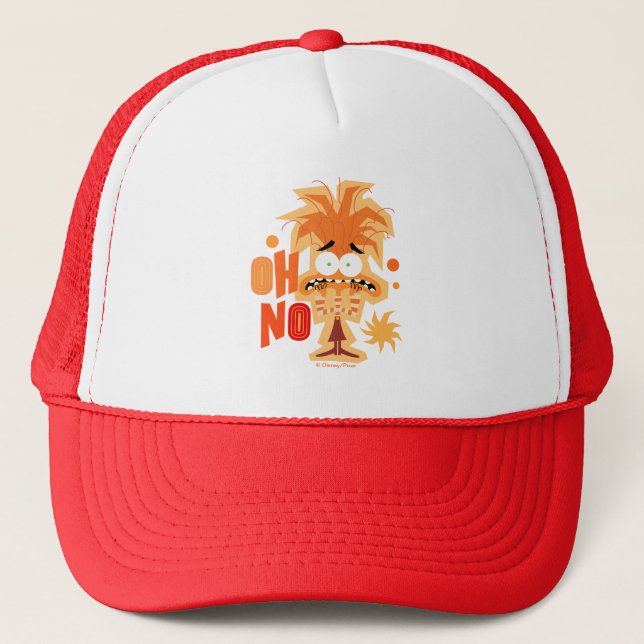 Anxiety "Oh No" Trucker Hat (Front)