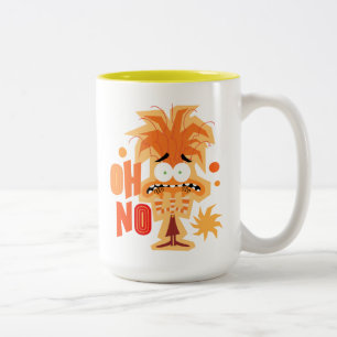 Anxiety "Oh No" Two-Tone Coffee Mug