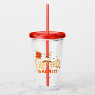 Anxiety "So Excited To Be Here" Acrylic Tumbler