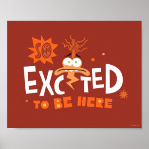 Anxiety "So Excited To Be Here" Poster