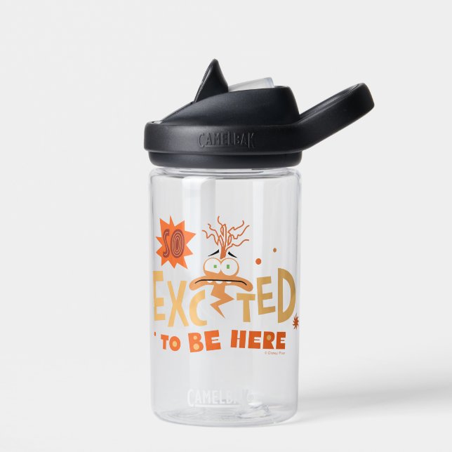 Anxiety "So Excited To Be Here" Water Bottle (Left)