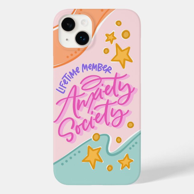 Anxiety Society Case-Mate iPhone Case (Back)