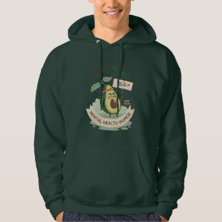 Anxious Avocado Alert! 🥑💦 | Custom Mental Health Hoodie