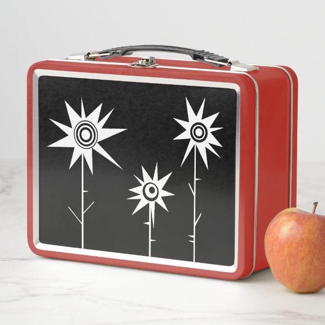 Anxious Flowers Metal Lunch Box (In Situ)