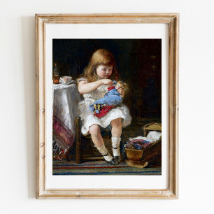 Anxious little mother  poster