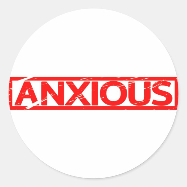 Anxious Stamp Classic Round Sticker (Front)