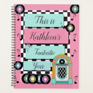 Any Age,1950's Retro Birthday Planner