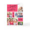 Any Age 5 Photo Collage Pink Personalized Birthday