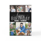Any Age 8 Photo Collage Personalized Mens Birthday