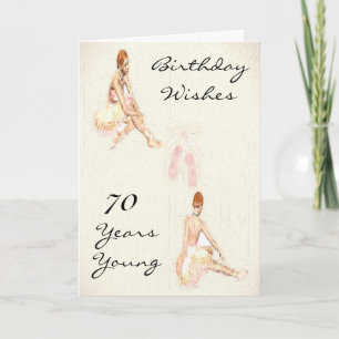 ANY AGE BALLET GREETING CARD