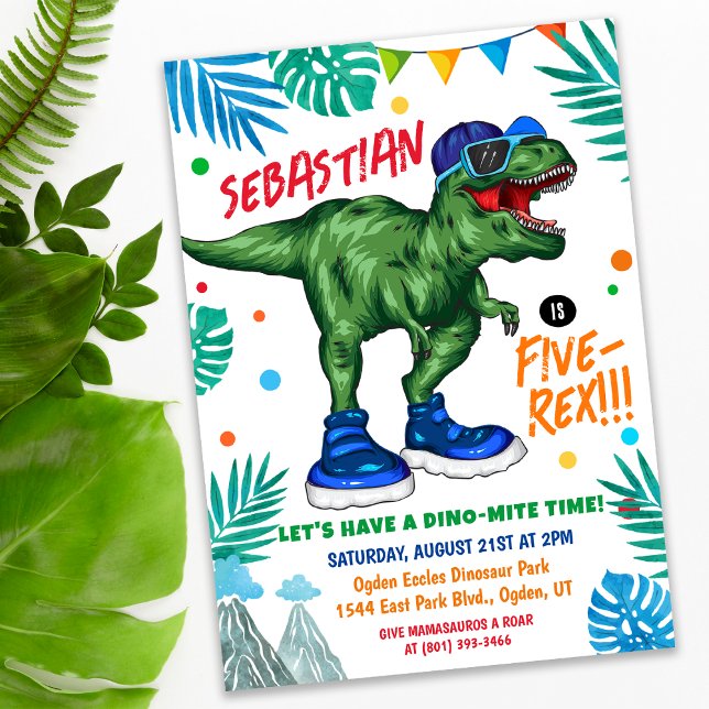 ANY AGE - Dinosaur Birthday Party Invitation (Creator Uploaded)