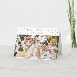 Any Age Personalized Photo Happy Birthday Card