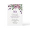 Any Age Purple Plum Rose 90th Birthday Invitation